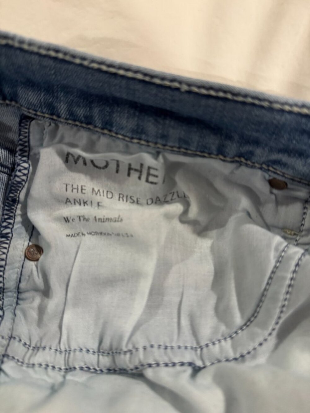 MOTHER Jeans, 3 pair of well worn, distressed jeans - Picture 8 of 15